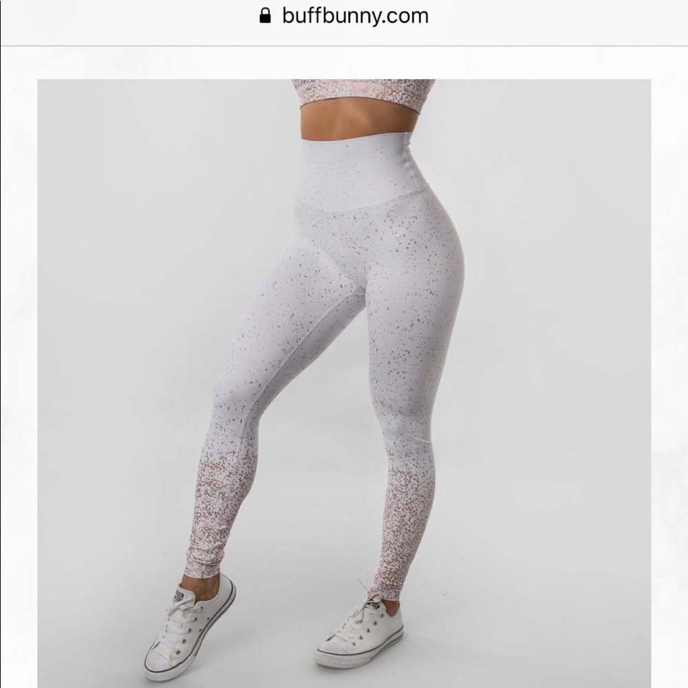 Buffbunny rosè leggings - small